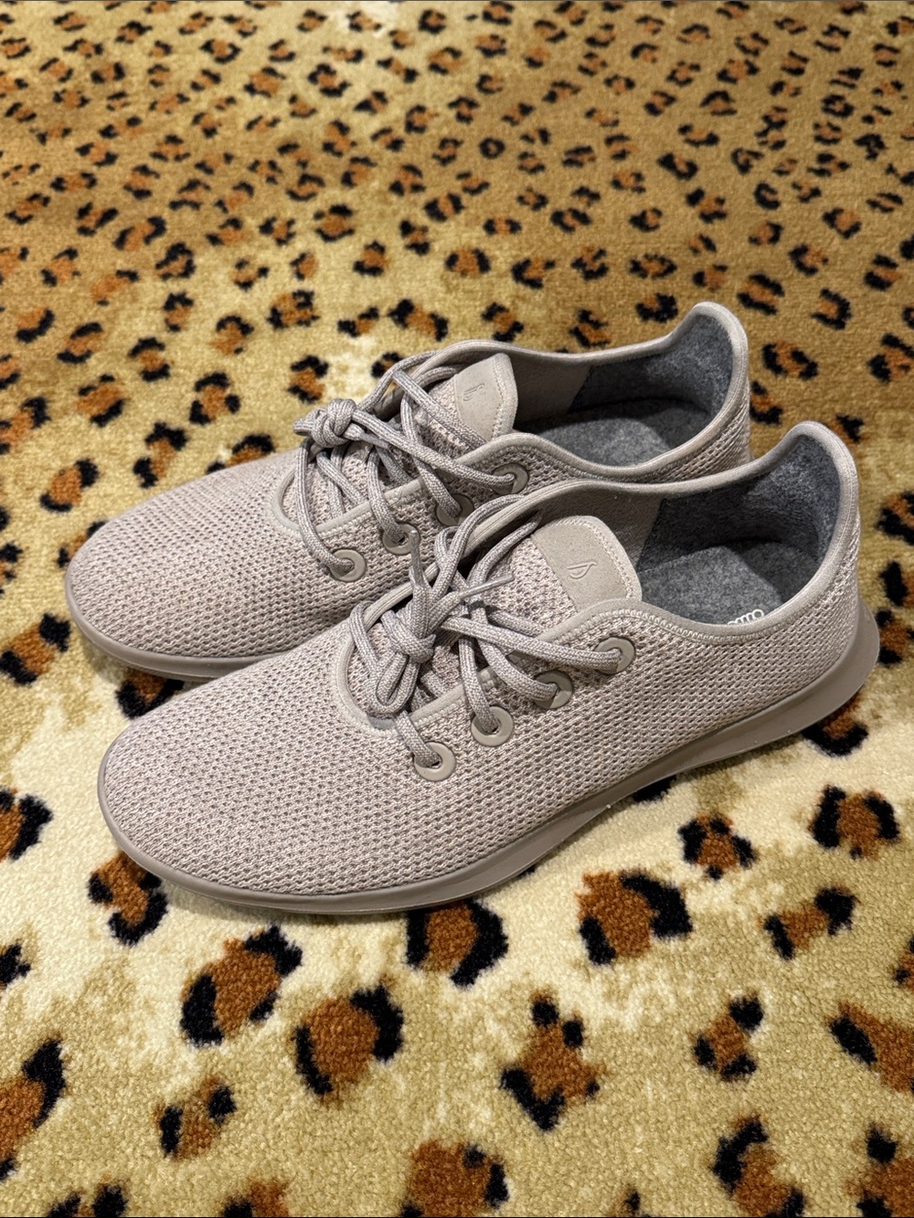 allbirds Men’s Wool Runners - Light Taupe Knit